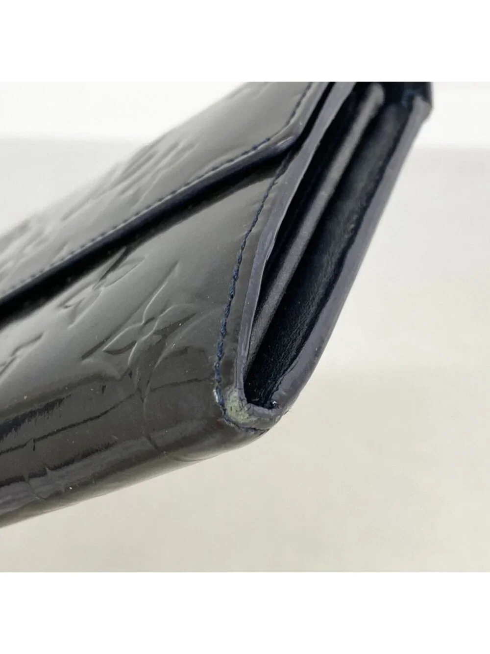 Louis Vuitton Wallet Vernis Portefeuille Sarah Blue Infini